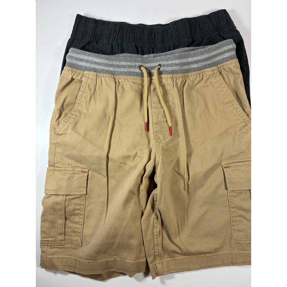 Lot of 2 Boys Cargo Shorts, Size 14 Husky